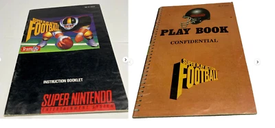 Super Play Action Football Super Nintendo SNES+ Playbook Instruction Manual SNES - Image 1 of 4