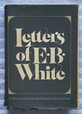E.B. БЕЛЫЕ буквы E.B. Белый HC/DJ 1-е издание 1-й выпуск '76 DOROTHY GUTH - Изображение 1 из 4