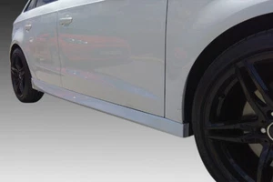 SEITENSCHWELLER FÜR AUDI A3 8V SPORTBACK (2012-2020) ABS GLANZ SCHWARZ - Bild 1 von 3