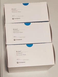 (3 Stück) Coloplast Brava Klebstoffentferner Tücher - 30ct/Box - Bild 1 von 4