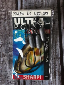 Ultra Point Power Lock Plus Weighted Hooks Size 8 - Picture 1 of 2