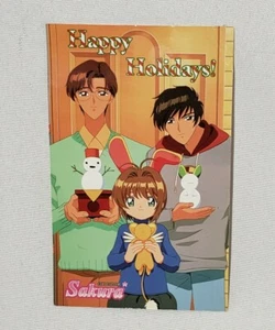 Card Captor Sakura Happy Holidays Postcard - Picture 1 of 3