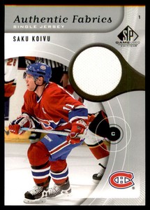 2005-06 SP Game Used Authentic Fabrics #AFSK Saku Koivu