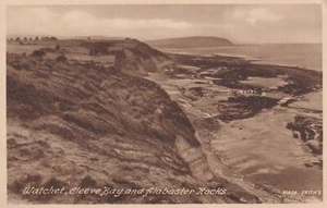 WATCHET NEAR MINEHEAD CLEEVE BAY& ALABASTER ROCKS UNPOSTED POSTCARD 1927 FRITH - Picture 1 of 2