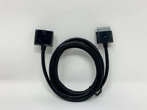 NEW 30 Pin 5 Ft Black Dock Extender Extension Cable For iPhone and iPad (3295) - Picture 1 of 3