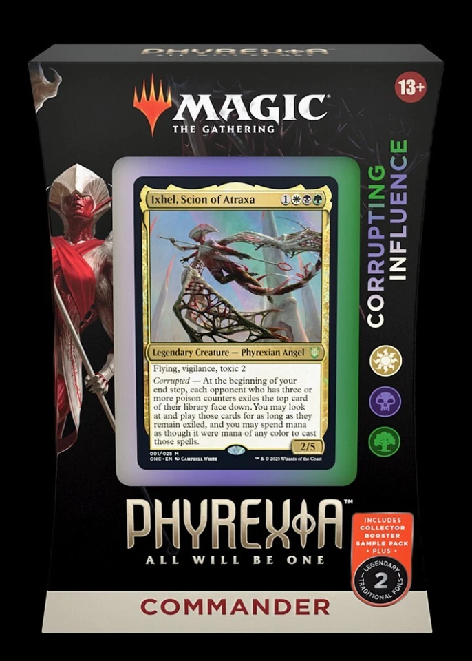 Magic Mazzo Commander "Corrupting Influence" Phyrexia All Wil be One Deck Veleno - Immagine 1 di 1