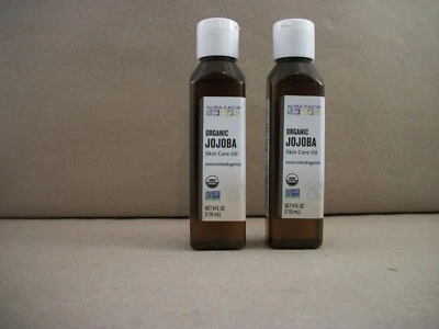 2 New Aura Cacia Organic Jojoba Skin Care Oil - 4 fl oz / 118 mL - Image 1 of 4