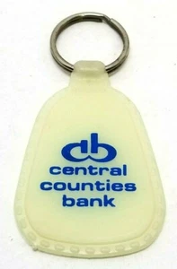 Central Counties Bank Glow-in-The-Dark Keychain (B28) - Picture 1 of 2