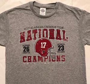2018 Alabama Crimson Tide Long Sleeve Championship Score T-shirt - Picture 1 of 1