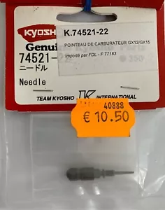 Pointeau de carburateur GX12 GX15 74521-22 Kyosho - Bild 1 von 1
