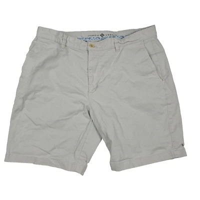 Joseph Abboud Shorts Men's 38 Light Beige Tan Stretch Cotton Flat Front Chino - Image 1 of 4