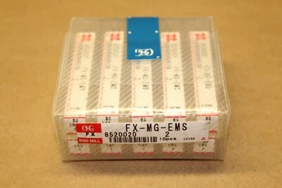 OSG FX-MG-EMS EXO CARB- HP 4 Flute End Mill 2mm 8520020 Qty 10 - Image 1 of 2