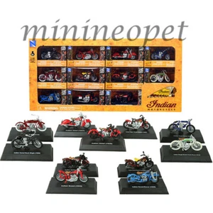 NEW RAY SS-06065 INDIAN MOTORCYCLE ASSORTED WINDOW BOX SET 1/32 11 STYLES - Picture 1 of 3