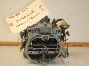 1970 PONTIAC CATALINA/BONNEVILLE 400/455 QJET 4 BBL CARBURETOR PART# 7040262 - Picture 1 of 16