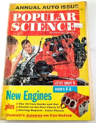 Popular Science Magazine Monthly Booklet October 1961 Vintage. - Image 1 of 4
