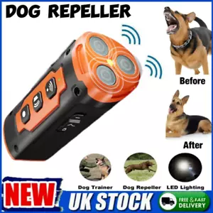 Langstrecken Ultraschall Wiederaufladbar Hundegebell Abschreckung und Verhaltenseinsteller Neu - Bild 1 von 18