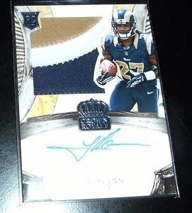 2014 CROWN ROYALE AUTO PATCH SILHOUETTES TRE MASON ROOKIE RC 3 COLOR 07/175 - Picture 1 of 2