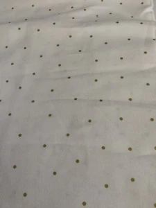 Gold Polka Dot Fabric Brother & Sister Over 1 Yd 100% Cotton Quilting - Picture 1 of 4