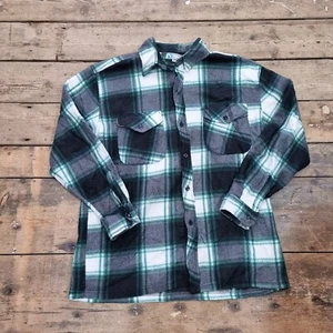 Fei Yang Green Checkered Shirt Size M - Picture 1 of 3