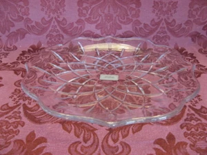 Gorham Lady Anne Crystal 14" Tray - Excellent! - Picture 1 of 3