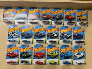 Lot of 19 Hot Wheels HW Exotics Diecast Vehicles New Lamborghini Bugatti Elva - Picture 1 of 5