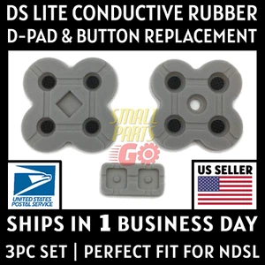 1-SET Replacement Conductive Rubber Button D Pad Set Part For DS Lite NDSL DSL - Picture 1 of 7