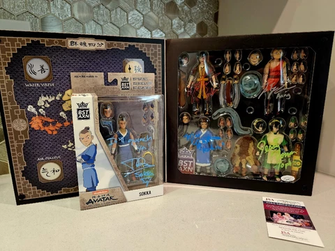 Avatar The Last Airbender Signed Figures JSA COA Cover
