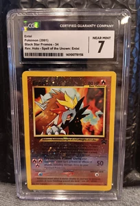 Pokemon TCG Entei Wizards Black Star Promos 34 Rev.Holo Promo - Picture 1 of 2