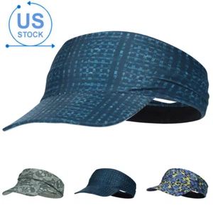 Unisex Empty Top Visor Cap Women Sunscreen Hats Cap for Running Tennis Golf Men - Picture 1 of 23