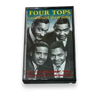Four Tops Easier Said Than Done Vintage Cassette Tape 1986 Motown Records - Imagen 1 de 3