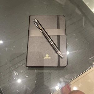 Emirates First Class Notebook & Pen - Picture 1 of 3
