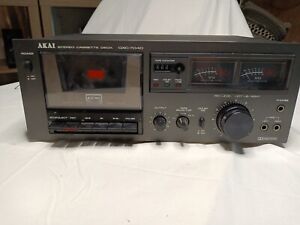 Vintage Akai Model GXC-704D Stereo Cassette Tape Deck w/Dolby B Noise Reduction 