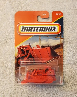Matchbox 2025 GROUND BREAKER / BULLDOZER, Red, Construction, Plow #09/125 - Image 1 of 4