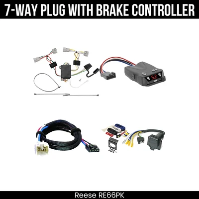 Reese RV 7-Way Trailer Wiring Harness + Brake Control For 05-15 Toyota Tacoma - Image 1 of 4