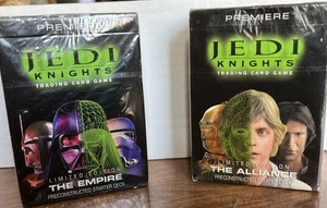Jedi Knights Trading Card Game Starter Packs Sealed - Picture 1 of 3
