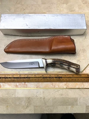 Vintage Blackjack Loveless Warner ,Hara Koji Stag Handle,Beautiful knife 041 - Image 1 of 4