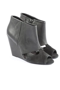 MANGO Botas cut out Mujeres Botines Talla EU 38 negro look casual - Imagen 1 de 5