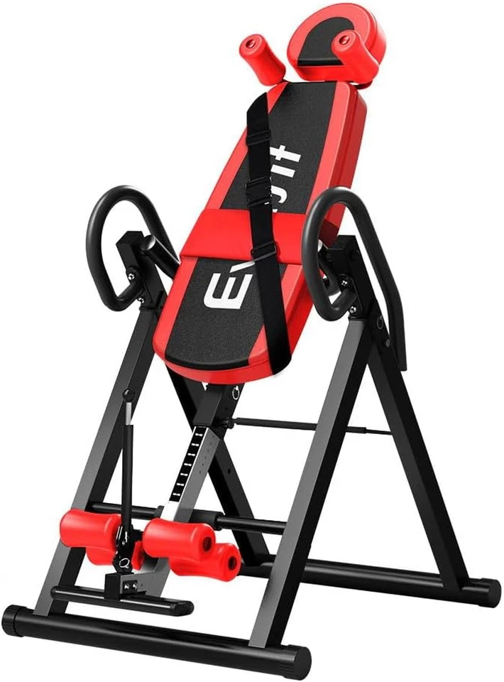 Everfit Inversion Table Folding Gravity Tables Back Stretcher Exercise Bench Up