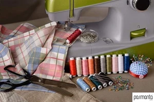 Spille da Cucito Professionali, Tessuto Sartoria Fantasia Testa Perlata, Multicolore... - Foto 1 di 5