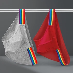 Baumwolle Herren Slip mit Ausbuchtung Beutel hohe Gabel atmungsaktiv niedrige Taille Unterwäsche - Bild 1 von 28