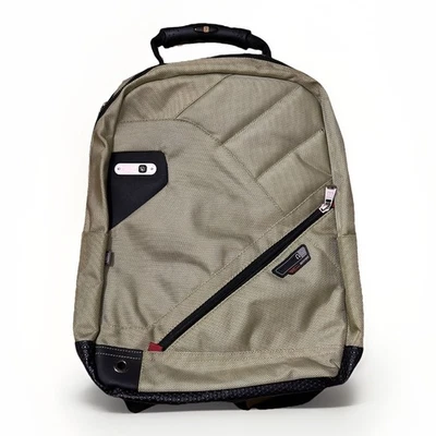 Ful Laptop Backpack Green Multi-Pocket Travel Bag w/ Audio Port Organizer Zip - Image 1 of 4