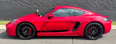 Juego de calcomanías gráficas laterales personalizadas Porsche Cayman 2015-2025 982 981 718 Cayman Foto 1 de 4