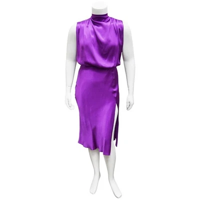 AMANDA UPRICHARD | Vestido midi satinado Franny Freesia talla L Foto 1 de 4