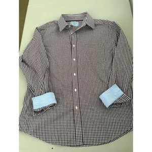 Croft & Barrow Mens L Plaid Dress Shirt Long Sleeve Button Up Easy Care - Picture 1 of 10