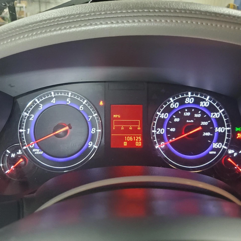 Velocímetro INFINITI INFINITI EX35 (cluster), MPH, con sistema de navegación 10 Foto 1 de 1