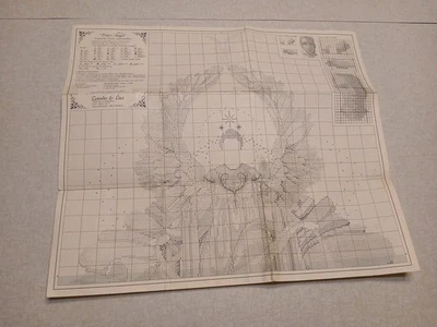 Lavender & Lace Cross Stitch Pattern Peace Angel Chart Only Christmas Holiday - Image 1 of 4