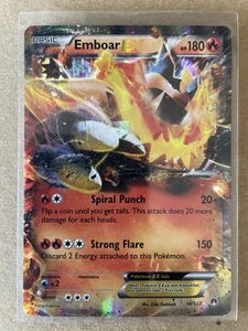 Emboar EX 14/122 BreakPoint Pokemon Card LP - Picture 1 of 2