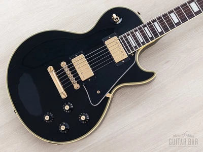 Greco Super Real Custom Black Beauty 1982 EGC68-50 con pastillas Maxon, Japón Foto 1 de 4