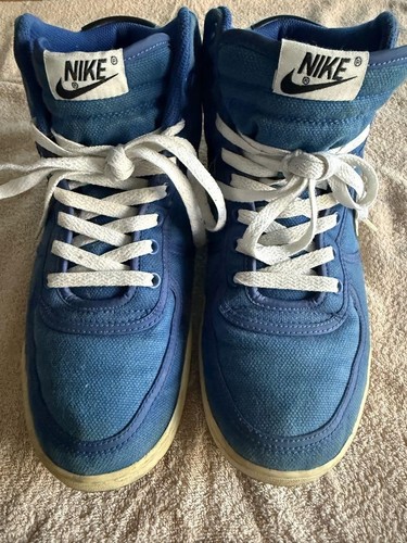 Nike Vandal Canvas Sneakers alte blu da uomo US 9 casual