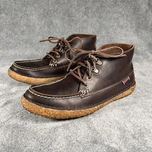 Botas Chukka Sebago Para Hombre Cuero Sin usar, en caja, Punta Marrón Suela de Crepé Talla 9 M - Imagen 1 de 16